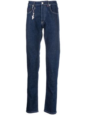 Paul & Shark mid-rise slim-cut jeans - Blue