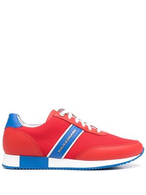 Paul & Shark raised-logo low top sneakers - Red