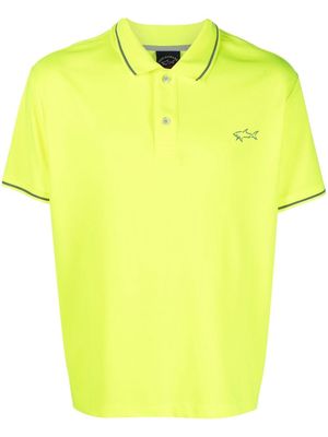 Paul & Shark short-sleeve stripe polo-shirt - Yellow