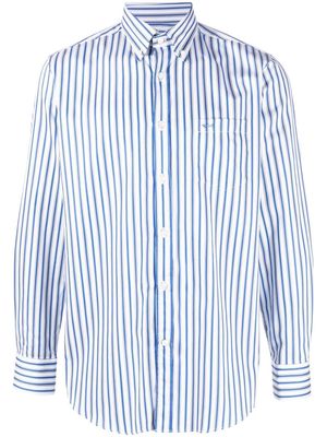 Paul & Shark stripe-print button-down shirt - White