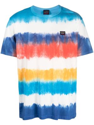 Paul & Shark tie-dye print cotton T-shirt - Blue