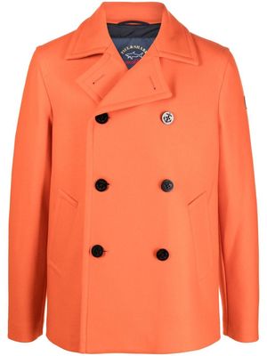 Paul & Shark wool-blend double-breasted jacket - Orange