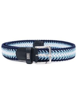 Paul & Shark woven elastic belt - Blue