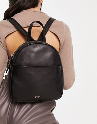 Paul Costelloe leather backpack in black