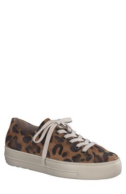 Paul Green Bixby Platform Sneaker in Leopard White Combo