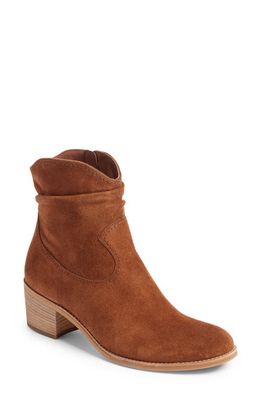 Paul Green Shilo Western Bootie in Toffee Soft Suede