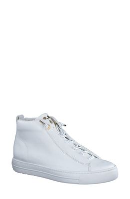 Paul Green Simona Sneaker in White Leather