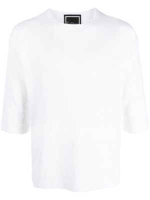 Paul Memoir short-sleeve knitted top - White
