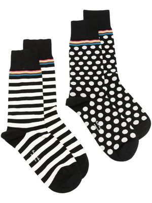 Paul Smith 2-pack cotton socks - Black