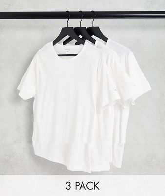 Paul Smith 3 pack T-shirt in white