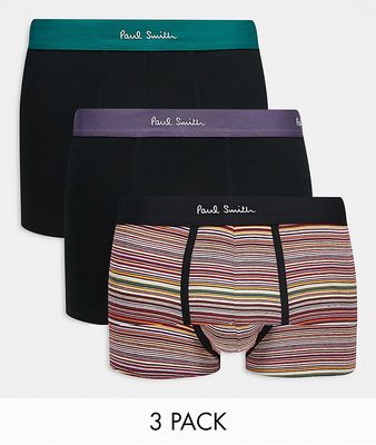 Paul Smith 3-pack trunks in multi