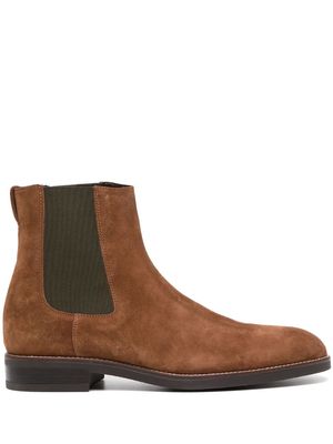Paul Smith 35mm suede boots - Brown