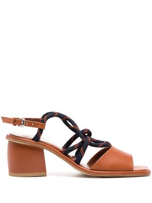 Paul Smith 60mm leather sandals - Brown