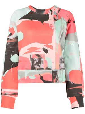 Paul Smith Abstract Landscape cotton sweatshirt - Pink