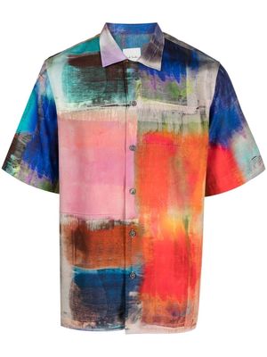Paul Smith all-over graphic-print shirt - Blue