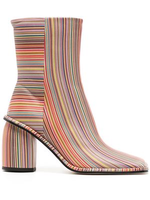 Paul Smith Amber 80mm square toe boots - Multicolour