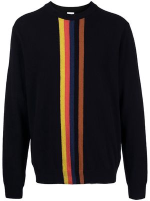 Paul Smith Artist stripe lambswool sweater - Black
