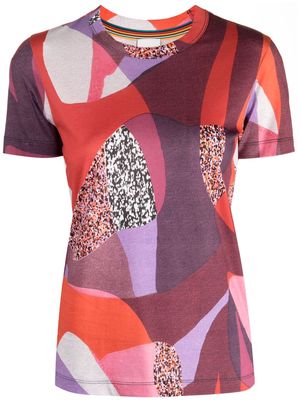 Paul Smith Botanical Collage-print crew-neck T-shirt - Multicolour