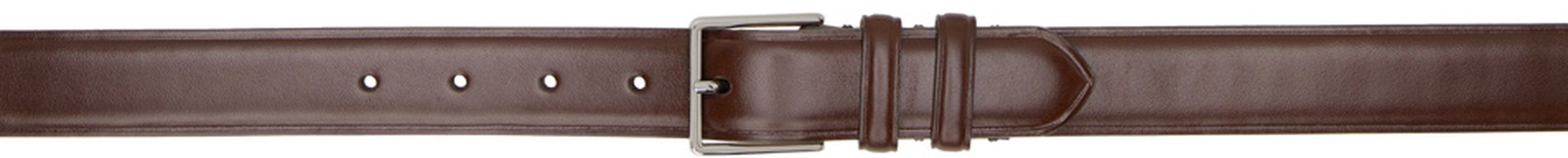 Paul Smith Brown Classic Leather Belt