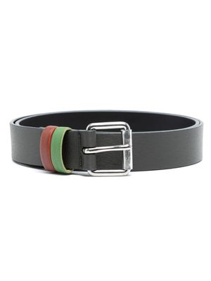 Paul Smith buckled leather belt - Green