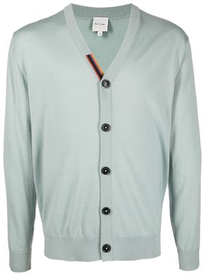 Paul Smith button-up knitted cardigan - Green
