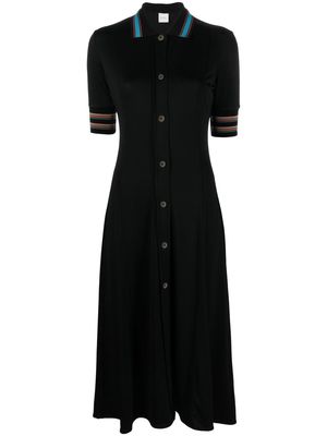 Paul Smith button-up mid-length dress - Black