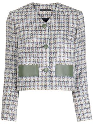 Paul Smith button-up tweed jacket - Multicolour