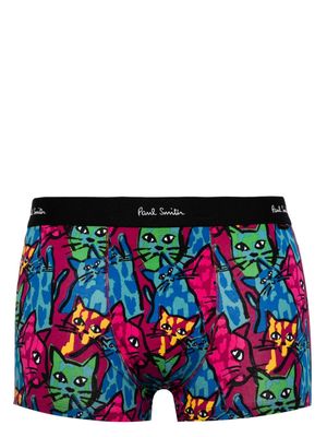 Paul Smith Cat printed cotton briefs - Multicolour