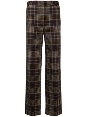 Paul Smith check-pattern tailored trousers - Black
