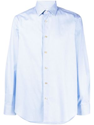 Paul Smith check-print cotton shirt - Blue