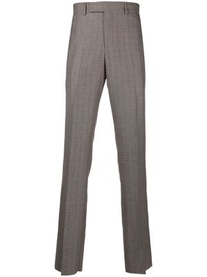 Paul Smith checked-pattern tailored trousers - Neutrals
