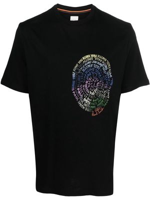 Paul Smith chest logo-print detail T-shirt - Black