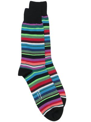Paul Smith colour-block mid-calf socks - Black