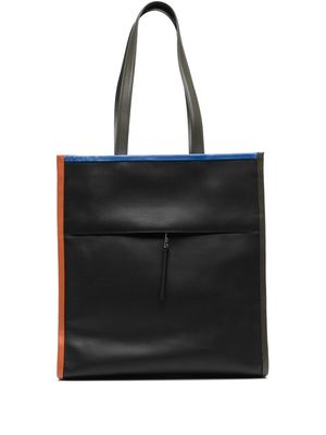 Paul Smith colour-block panelled tote bag - Black