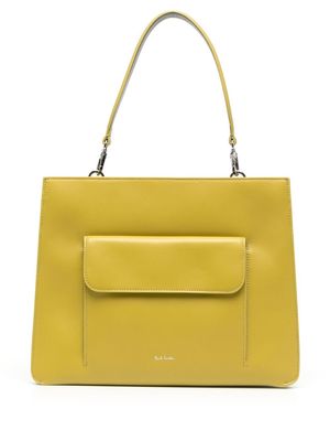 Paul Smith colour-block panelled tote bag - Green