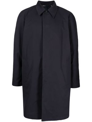 Paul Smith concealed-fastening raincoat - Blue