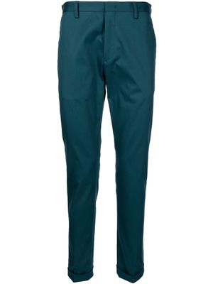 Paul Smith concealed-front fastening chino trousers - Green