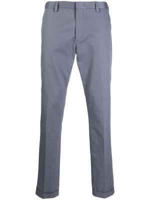 Paul Smith concealed-front fastening chino trousers - Grey