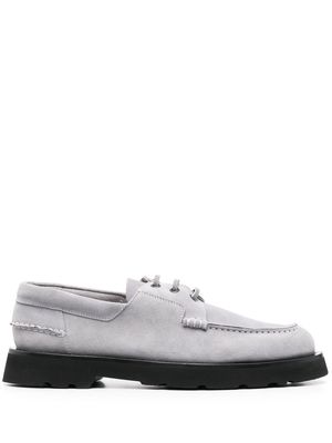 Paul Smith contrast-lining suede derby shoes - Grey