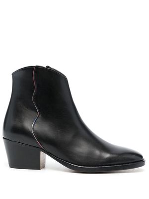 Paul Smith contrast stitching ankle boots - Black