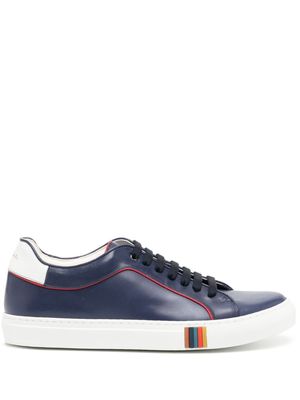Paul Smith contrast-trim leather sneakers - Blue