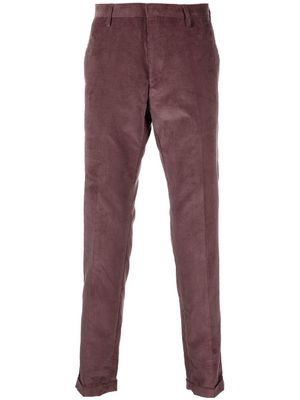 Paul Smith corduroy slim-fit trousers - Purple