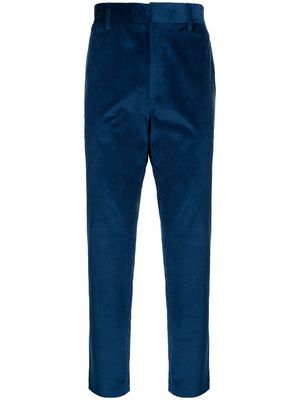 Paul Smith corduroy tapered-leg trousers - Blue