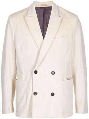 Paul Smith double-breasted buttoned blazer - White