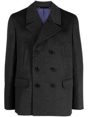 Paul Smith double-breasted wool blend blazer - Grey