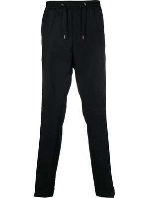 Paul Smith drawstring tapered trousers - Black