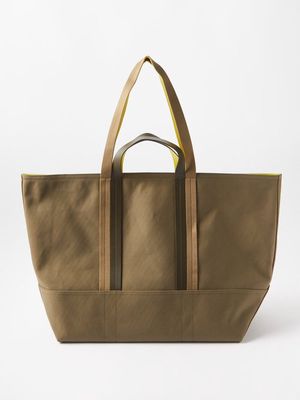 Paul Smith - East West Reversible Canvas Tote Bag - Mens - Khaki