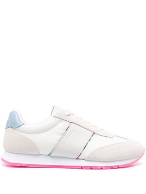 Paul Smith embossed-logo low-top trainers - White