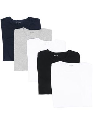 Paul Smith embroidered-logo T-shirt set - Blue