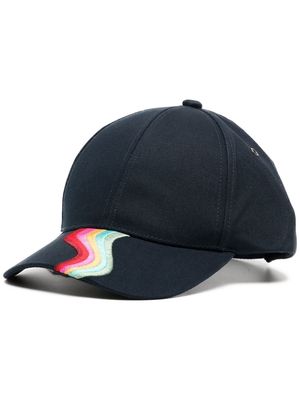 Paul Smith embroidered-motif baseball cap - Blue